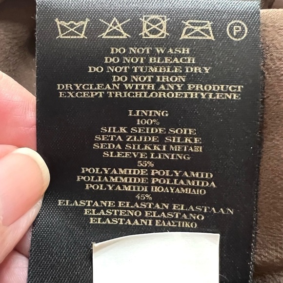 Burberry Batik Brown Mesh Detail Sleeveless Dress Women’s 42 - Picture 10 of 12